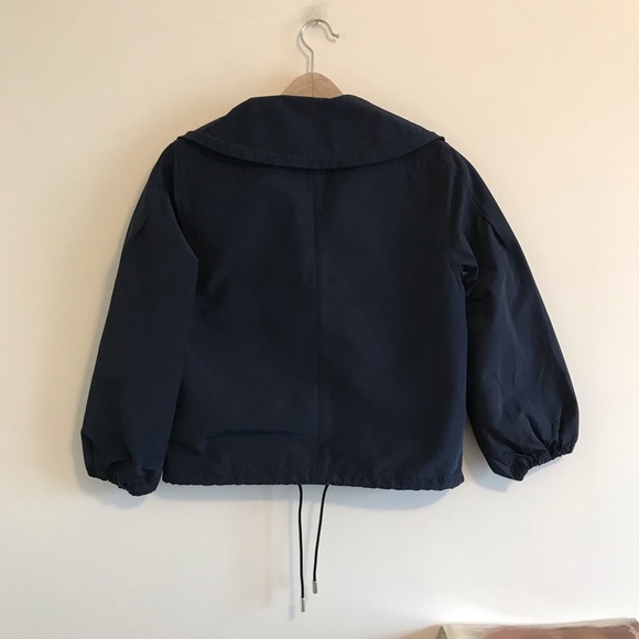 NWOT Ann Taylor Navy Anorak Windbreaker Jacket - Picture 8 of 8